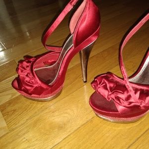 Bebe red heels